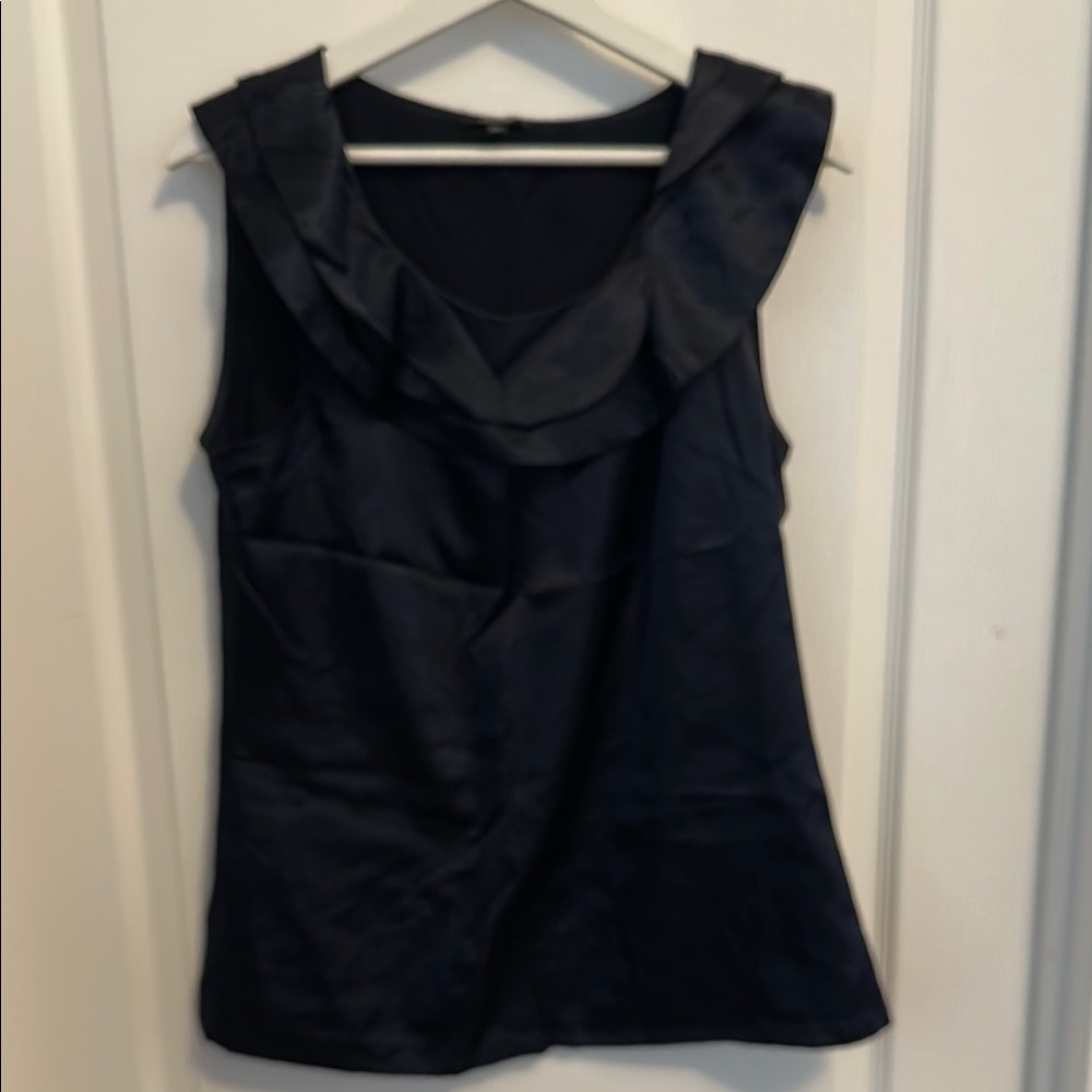 Dark Navy Sleeveless Top